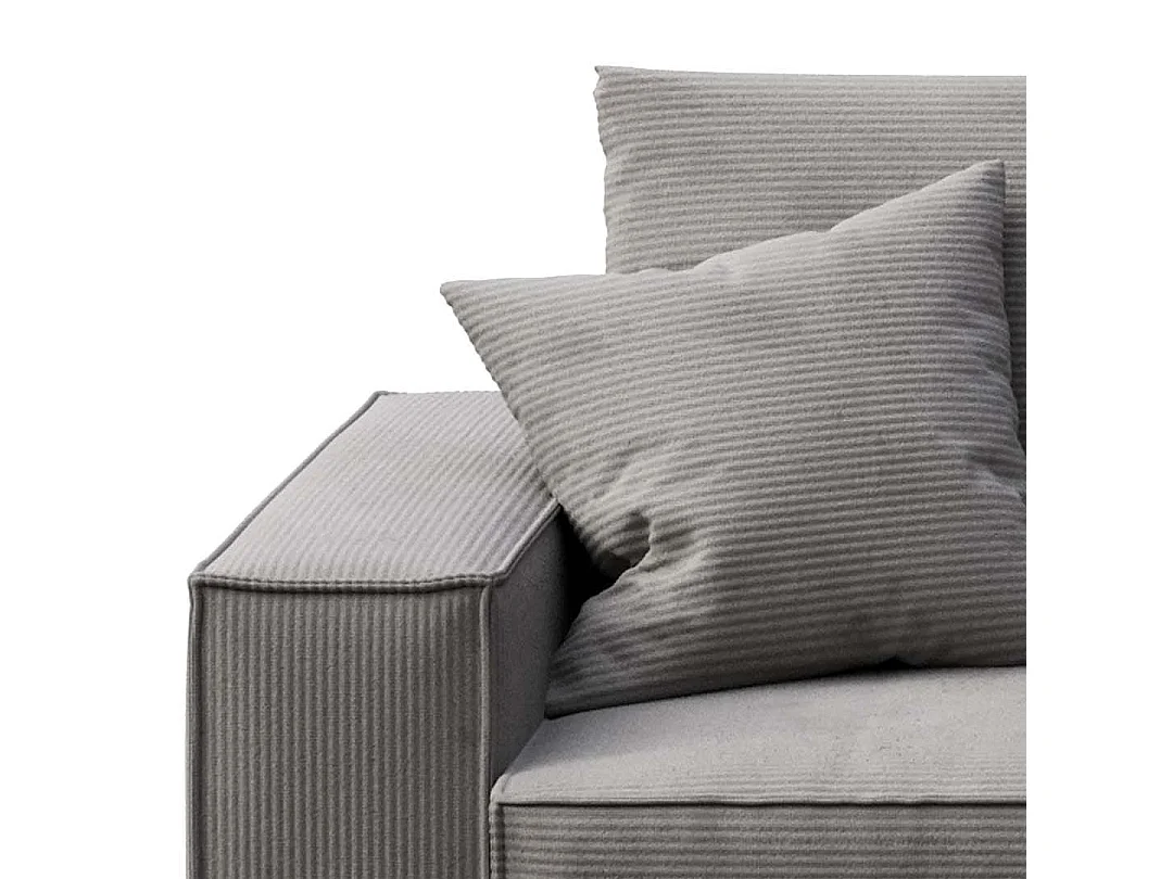 Canapé-lit de 3 places Melow Velours Gris foncé