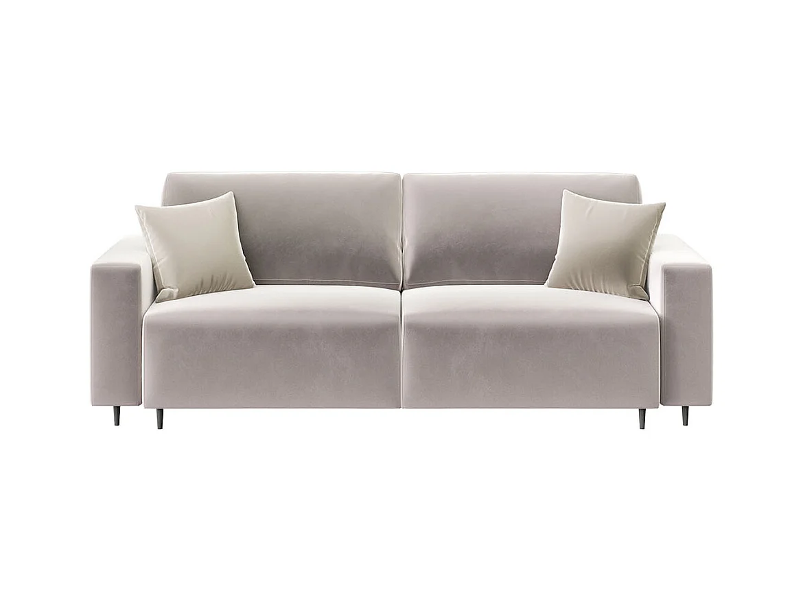 Canapé-lit de 3 places Hesto lait d'amande