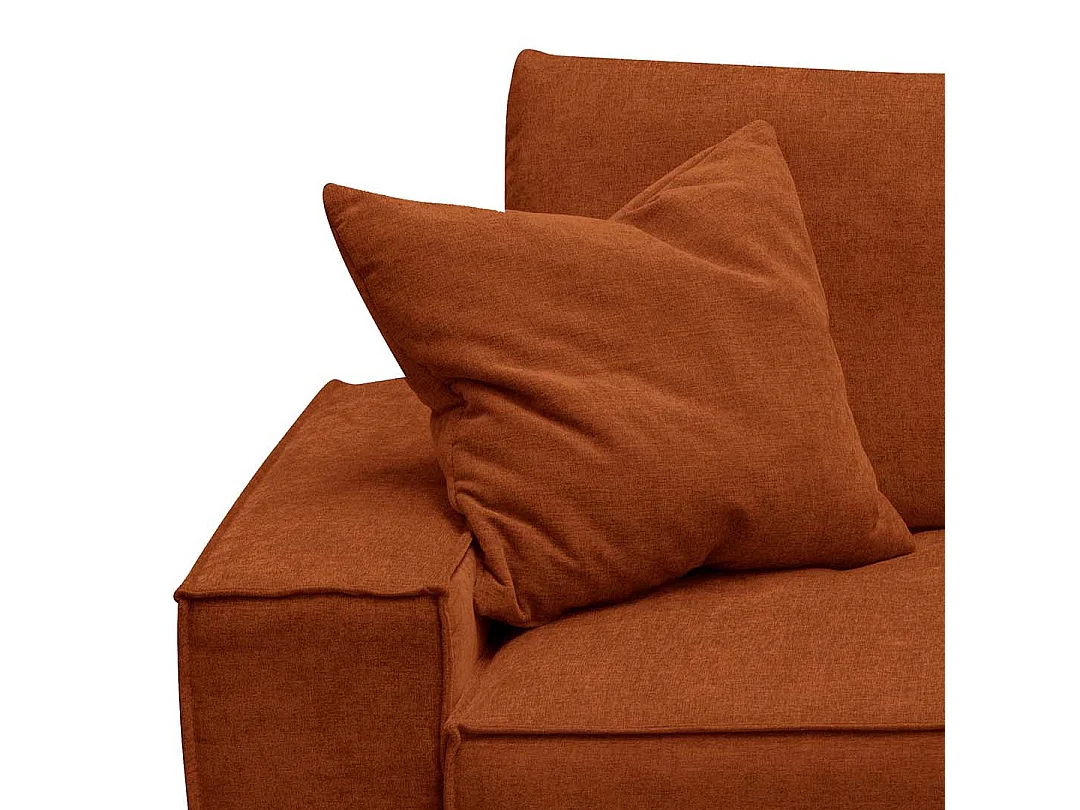 Canapé-lit de 3 places Melow Brique