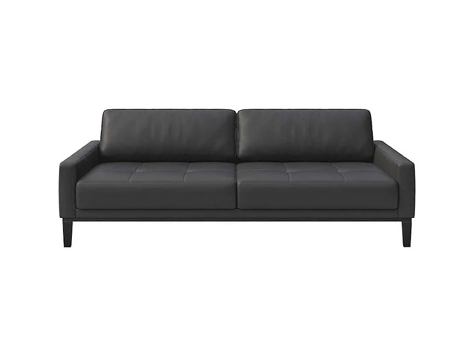 Canapé 3 placesmatelassé Musso ombre gris