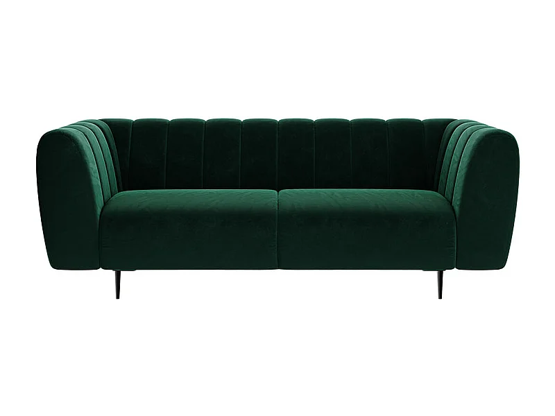 Canapé 3 places Shel vert profond