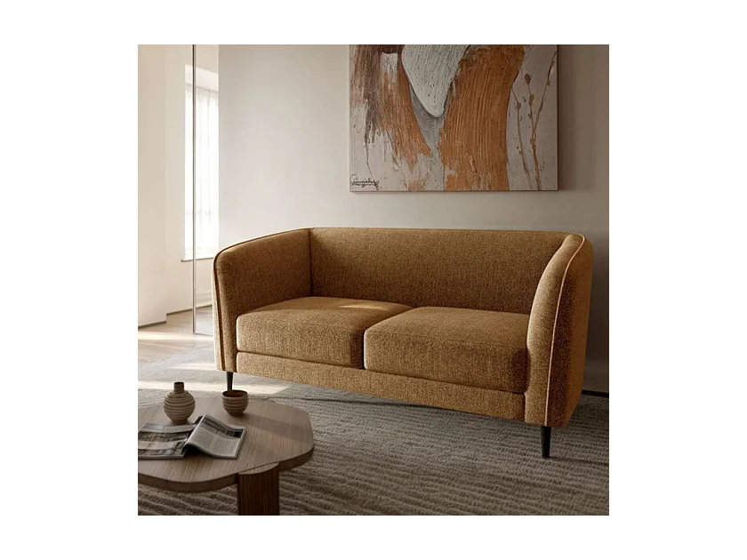 Canapé 2 places Galbe Miel