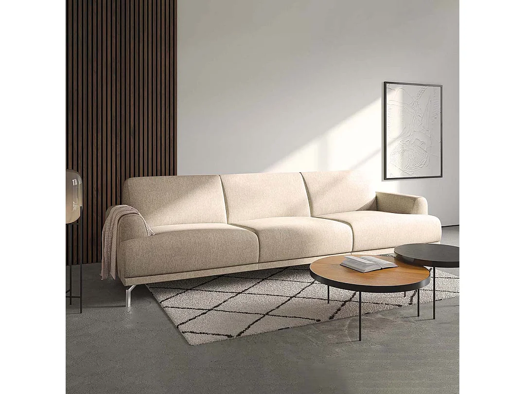 Canapé Puzo beige clair