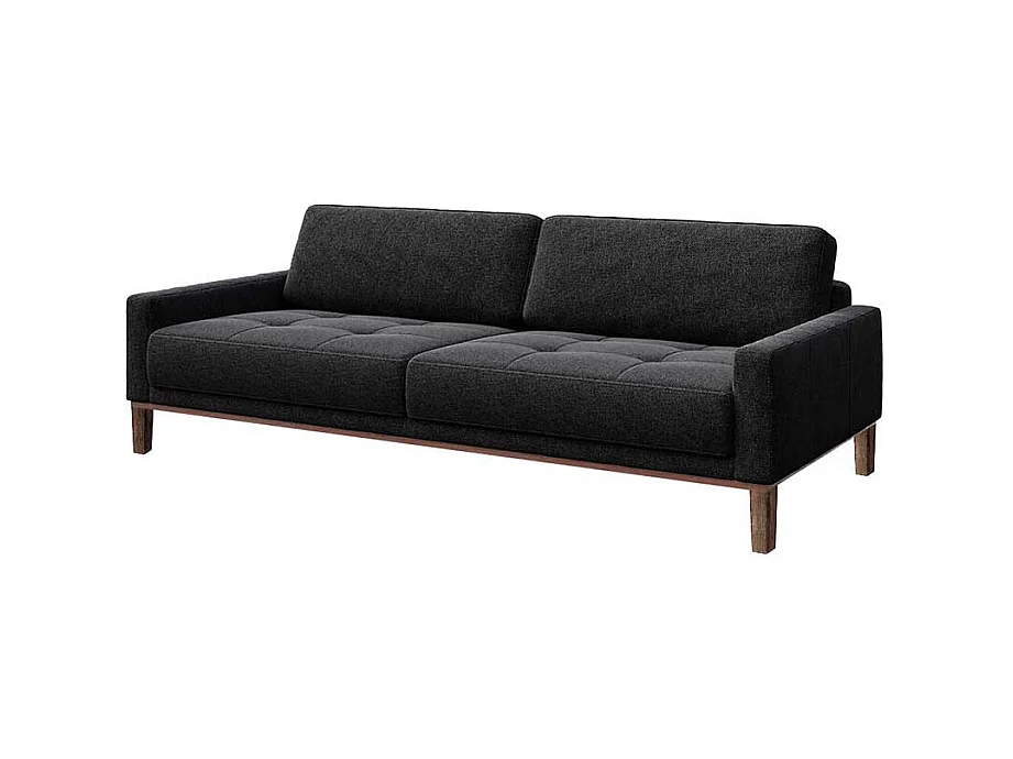Canapé matelassé Musso anthracite
