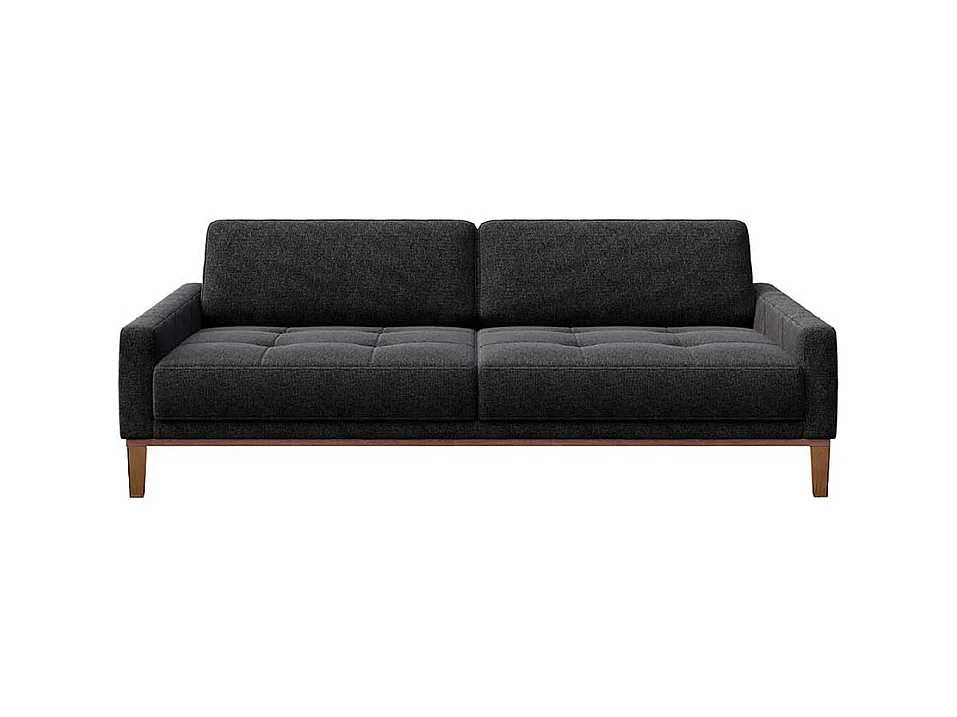 Canapé matelassé Musso anthracite