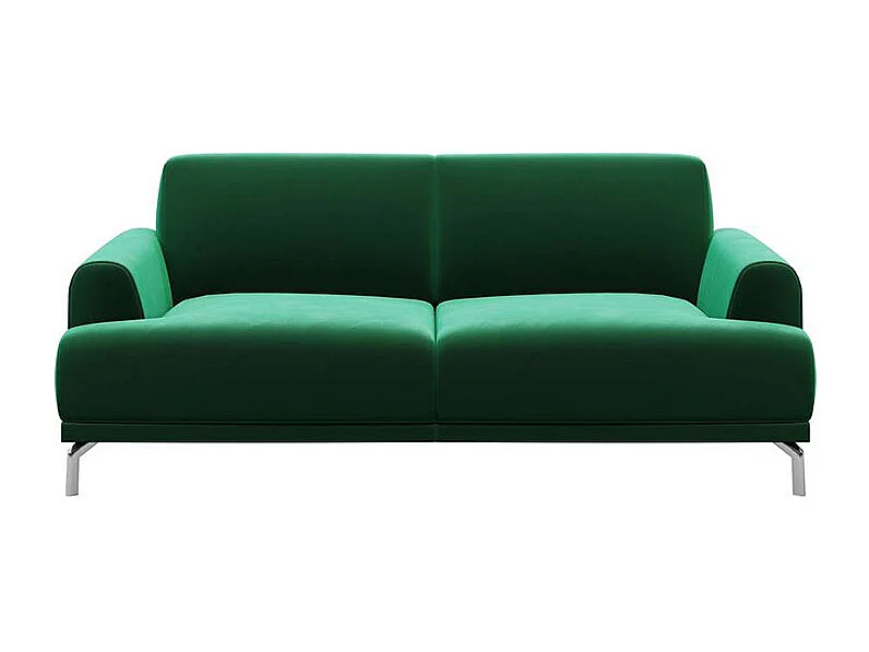 Mesonica Canapé 2 places en polyester vert foncé