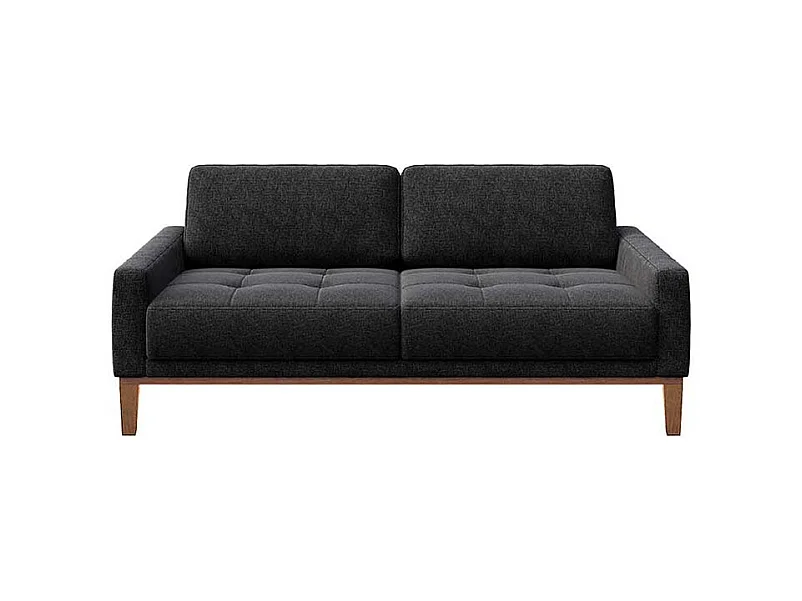 Canapé 3 places matelassé Musso anthracite