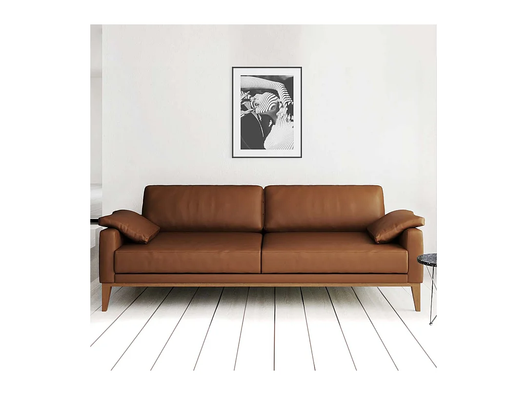 Canapé Musso brun de cannelle