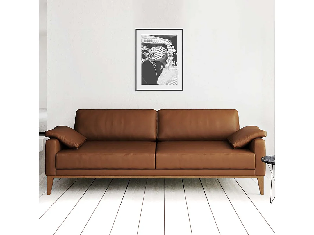 Canapé Musso brun de cannelle