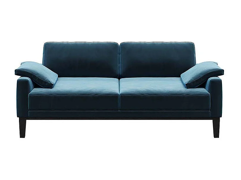 Mesonica Canapé 2 places en polyester bleu marine foncé