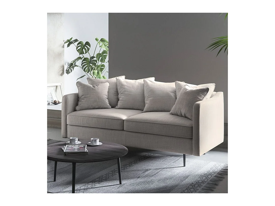 Canapé 2 places Esme - Beige clair