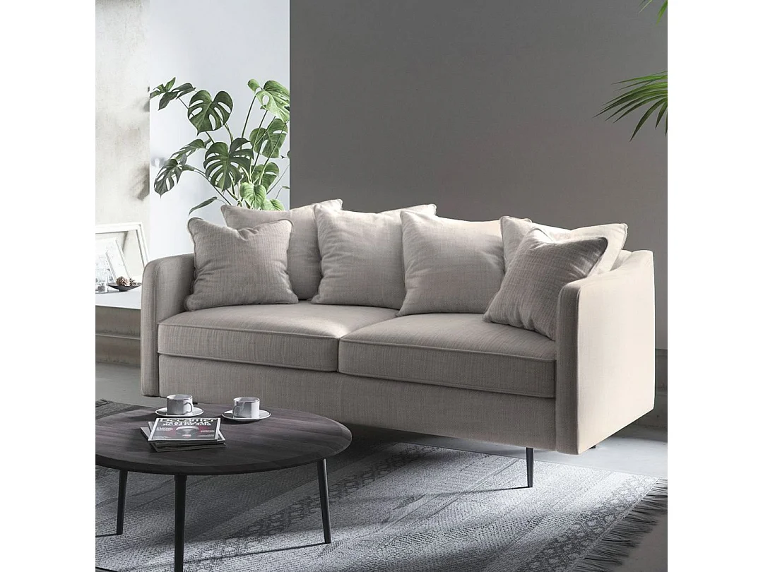 Canapé 2 places Esme - Beige clair