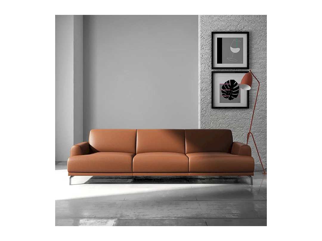 Canapé Puzo brun de cannelle