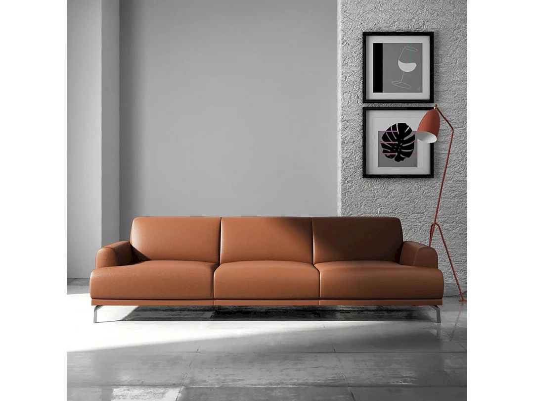 Canapé Puzo brun de cannelle