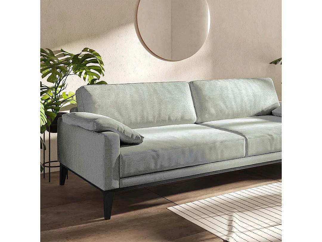 Canapé Musso gris clair