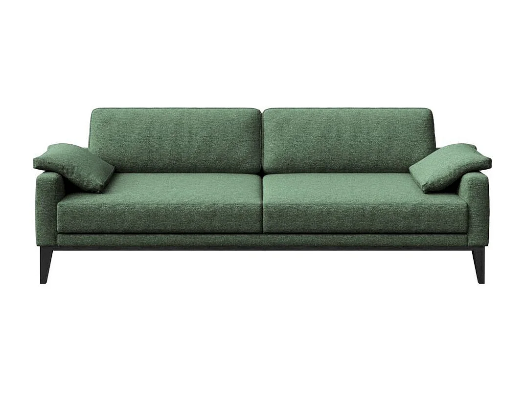 Mesonica Canapé 3 places en polyester vert foncé