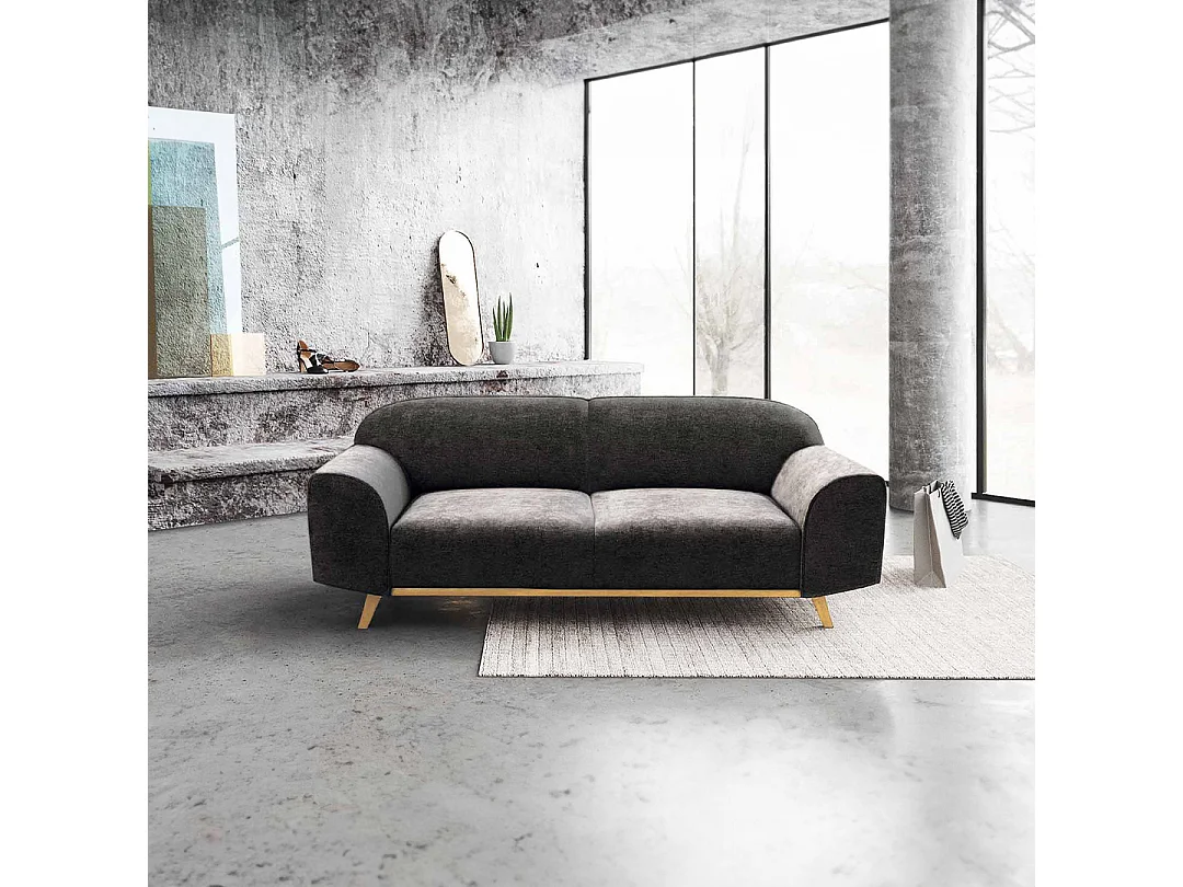 Canapé 2 places Nesbo anthracite