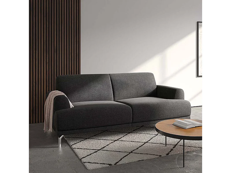 Canapé 2 places Puzo anthracite