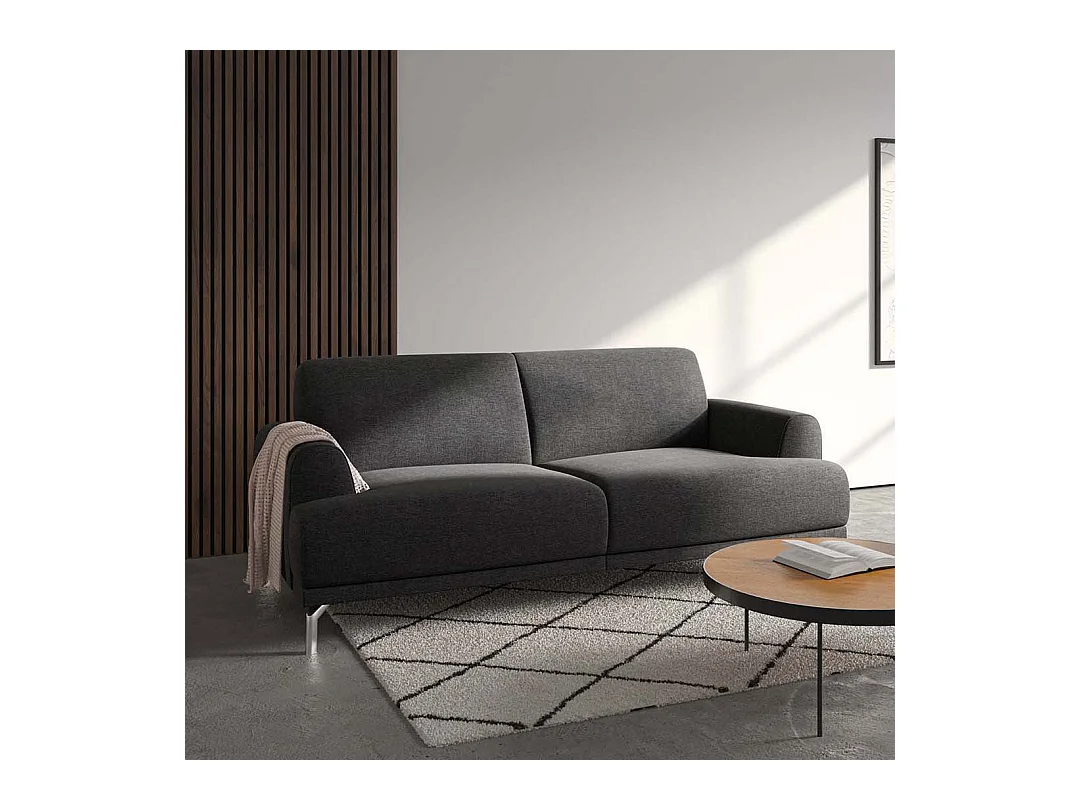 Canapé 2 places Puzo anthracite