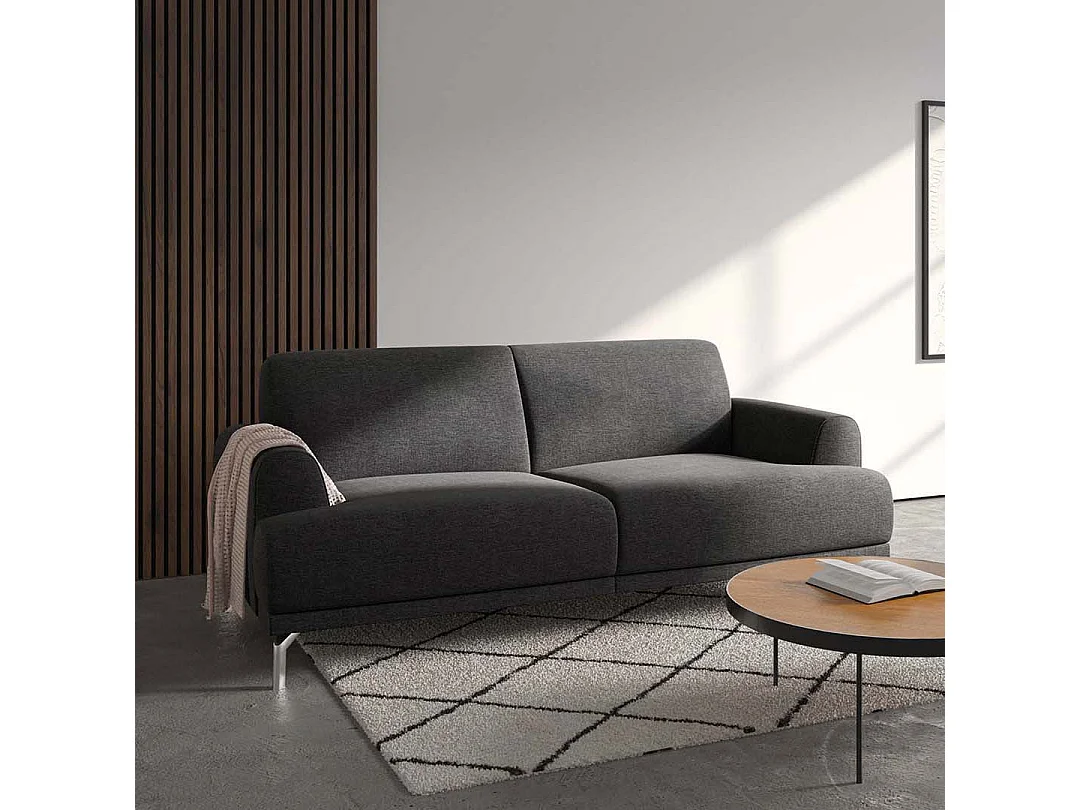 Canapé 2 places Puzo anthracite