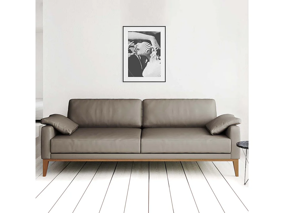 Canapé Musso cèdre brun