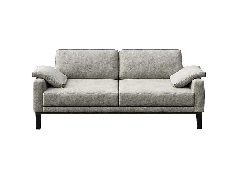 Canapé 2 places Musso gris clair