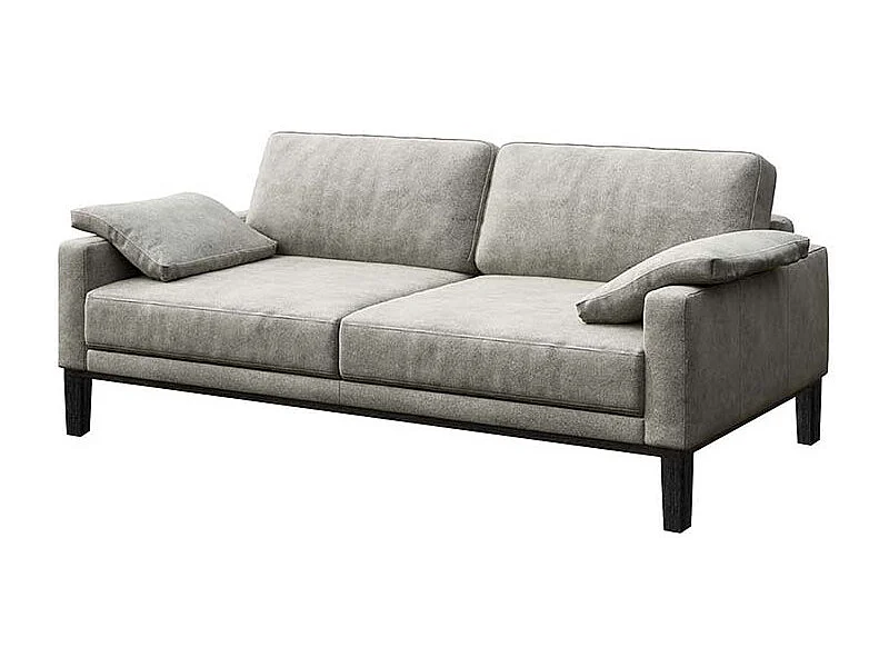 Canapé 2 places Musso gris clair