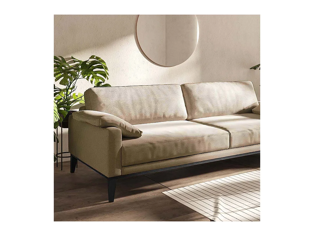 Canapé Musso beige foncé