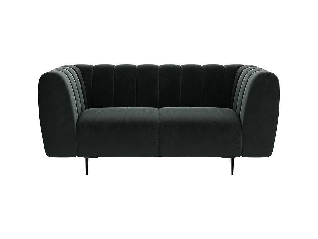 Canapé 2 places Shel gris foncé