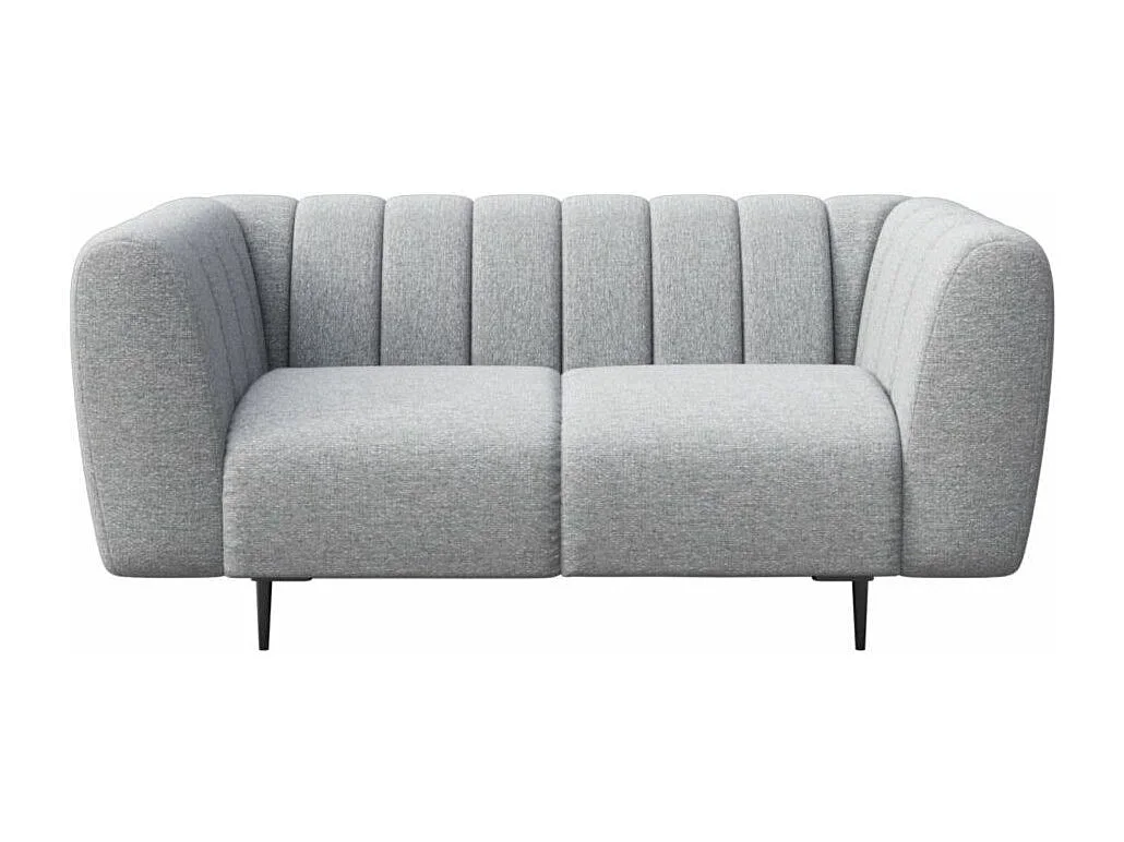 Canapé 2 places Shel - Gris clair