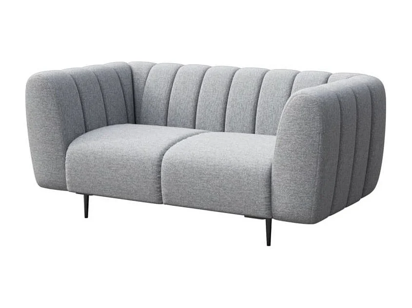 Canapé 2 places Shel - Gris clair