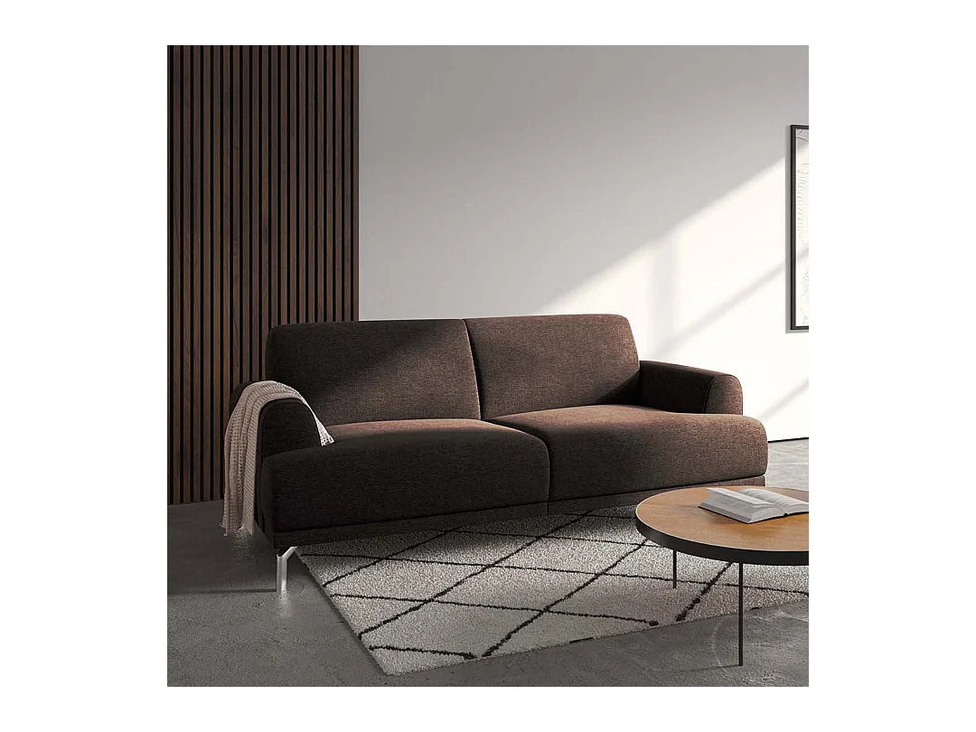 Canapé 2 places Puzo brun