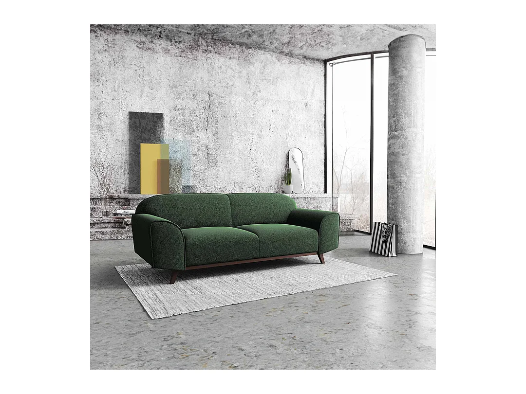 Canapé 2 places Nesbo vert foncé