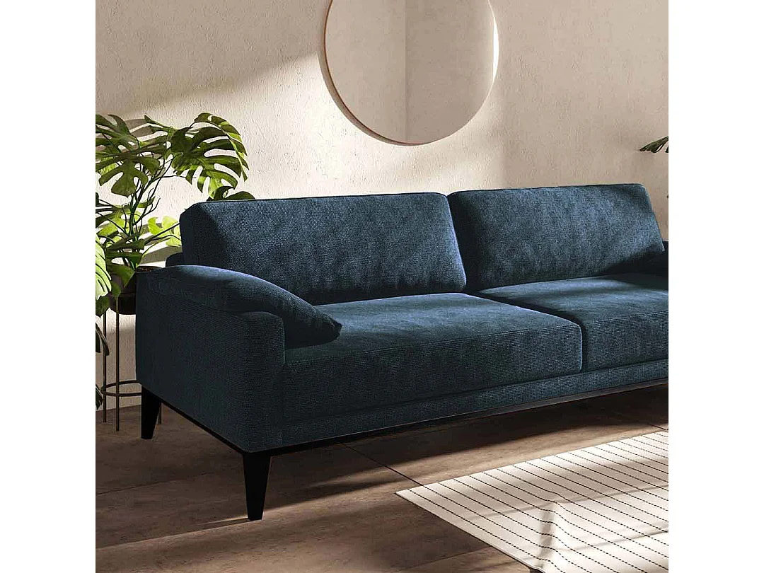 Musso 3-zitsbank donker marineblauw