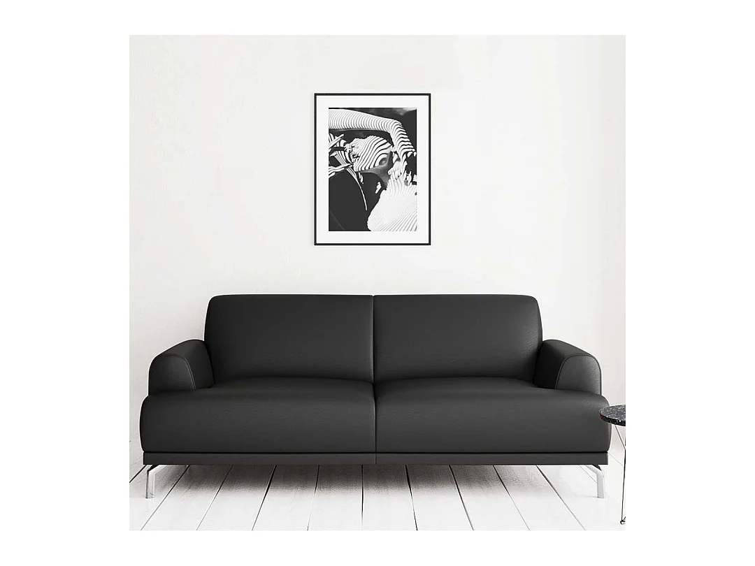 Canapé 2 places Puzo ombre gris