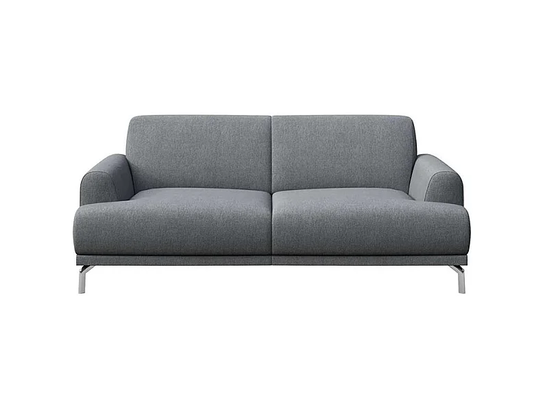 Canapé 2 places Puzo gris clair