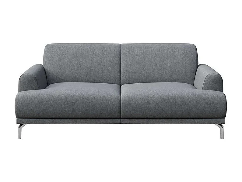 Canapé 2 places Puzo gris clair
