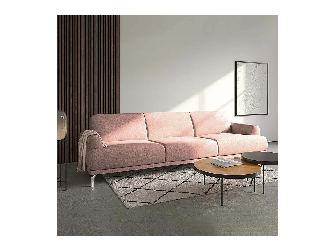 Canapé Puzo rose poudré