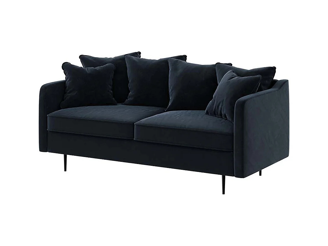 Canapé 2 places Esme bleu marine