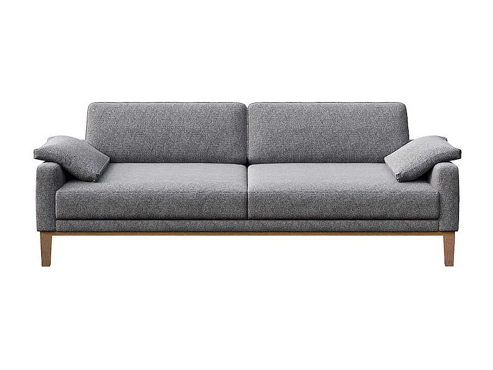 Mesonica Canapé 3 places en polyester gris foncé