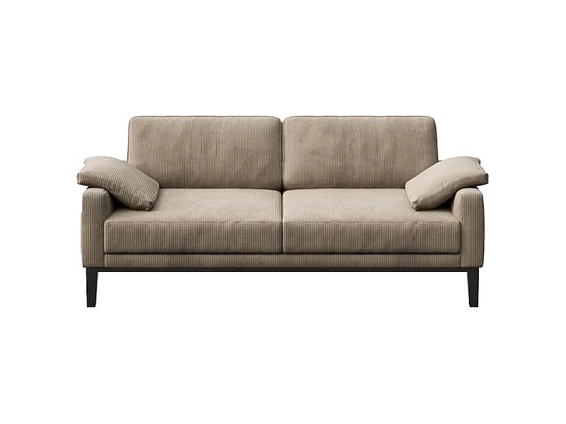 Canapé 2 places Musso beige brun