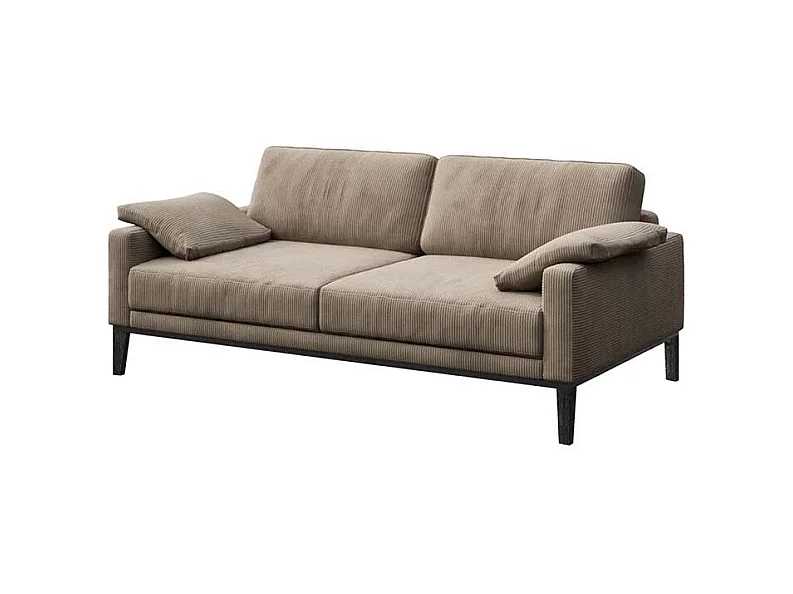 Canapé 2 places Musso beige brun