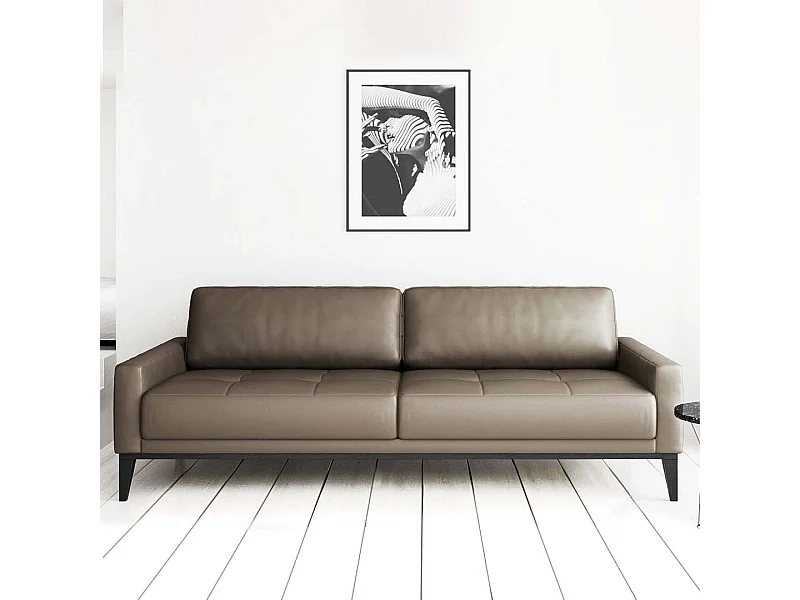 Musso 3-zitsbank donkergrijs