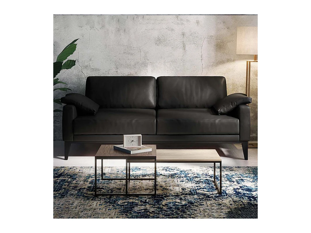 Canapé 2 places Musso ombre gris