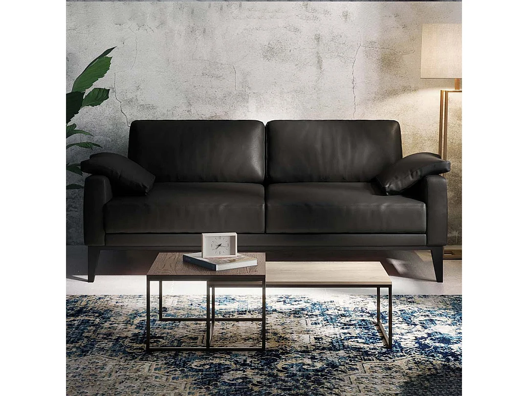 Canapé 2 places Musso ombre gris