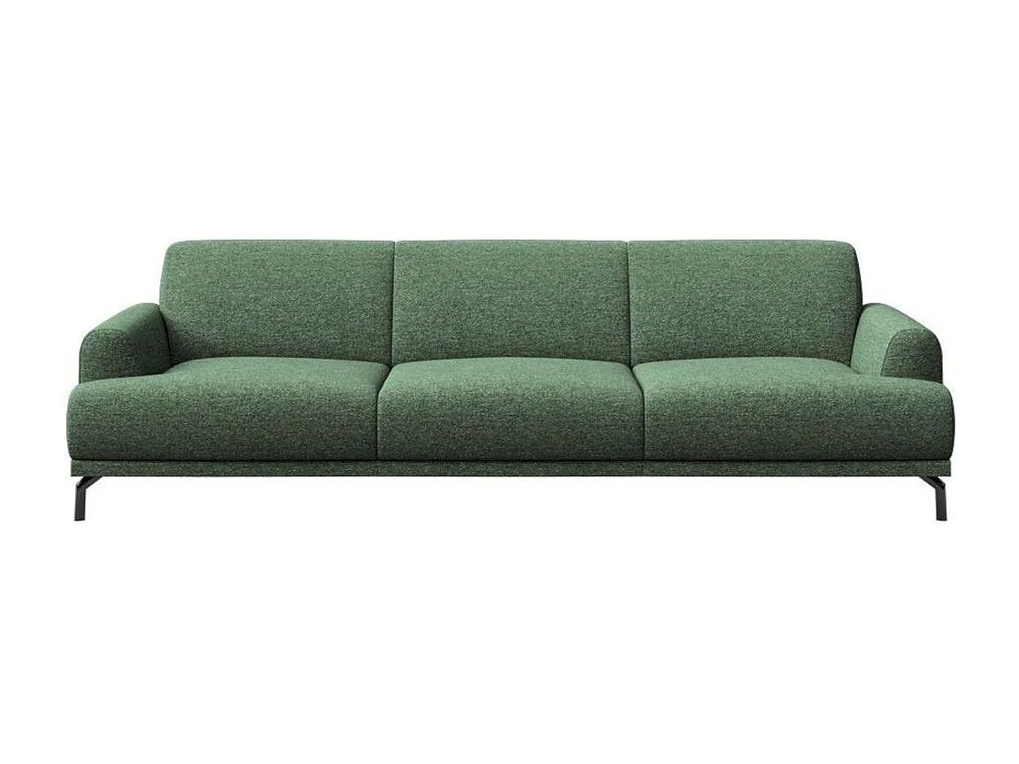 Mesonica Canapé 3 places en polyester vert foncé