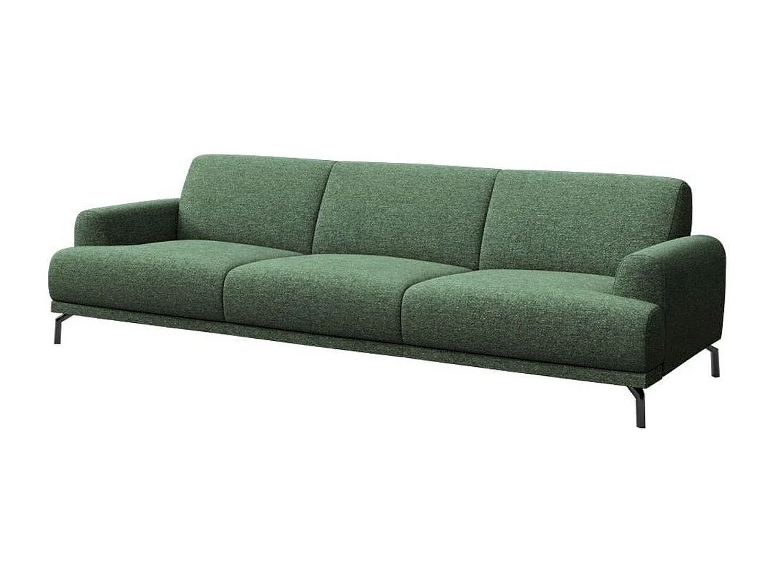 Mesonica Canapé 3 places en polyester vert foncé