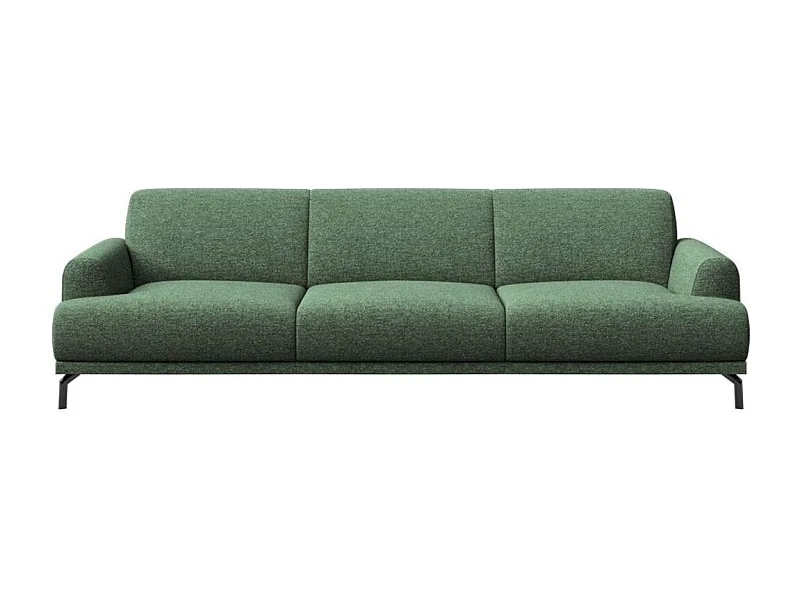 Canapé Puzo 3 places vert foncé