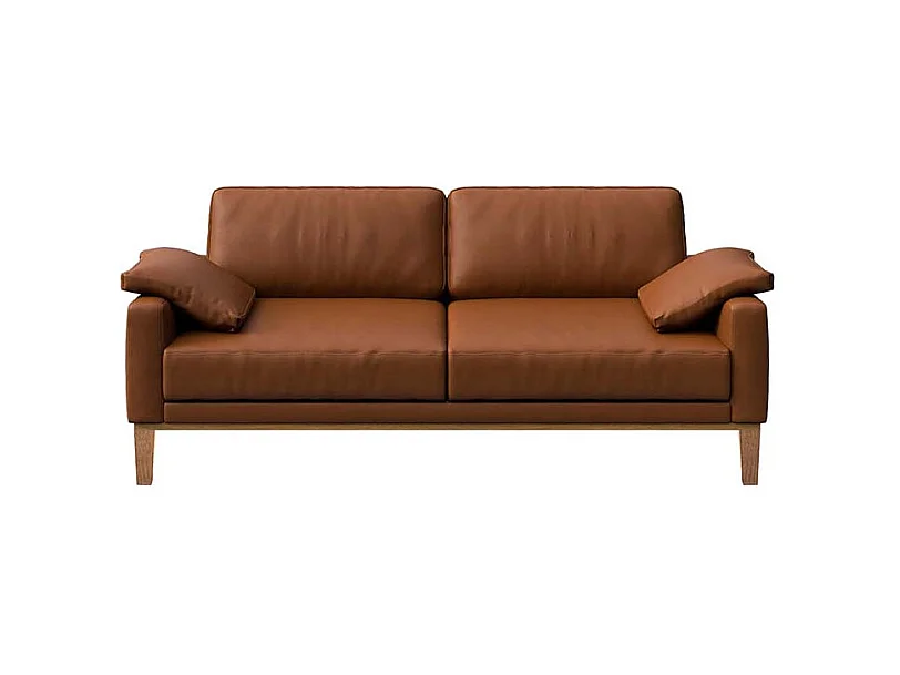 Canapé 2 places Musso brun de cannelle