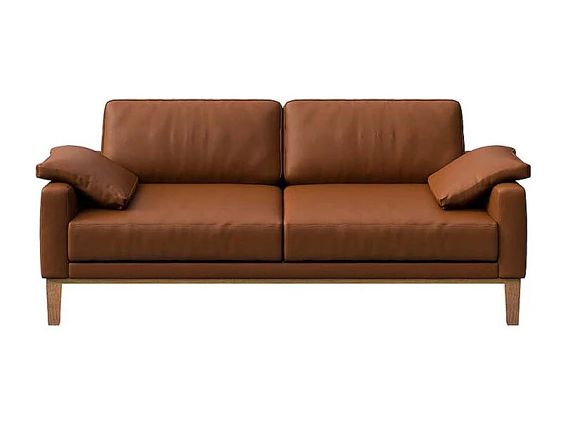 Canapé 2 places Musso brun de cannelle